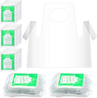 SATINIOR 25 pieces disposable aprons plastic aprons for kids