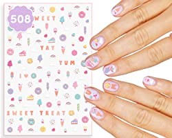 Fetti kids donut nail stickers